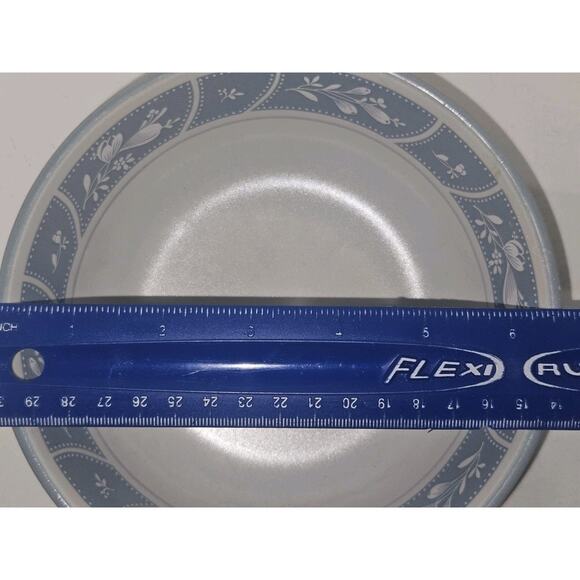 Noritake Stoneware VICTORY BLUE 8673 Set Of 4 Cereal Bowl Excellent Cond VHTF - Picture 6 of 6